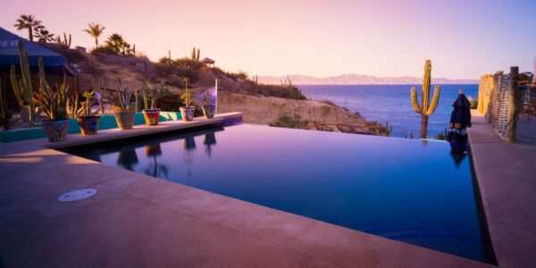 poolside in la ventana baja mexico