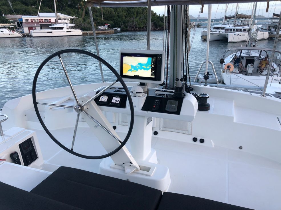 Logistics and operations from the helm of a Lagoon catamaran