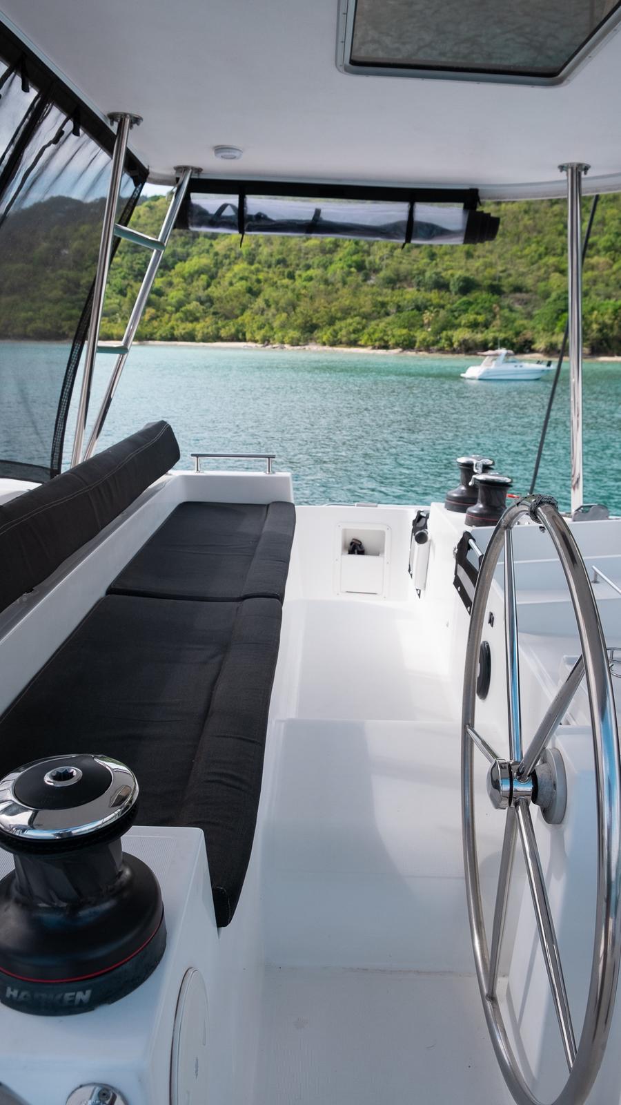 Top deck at anchor