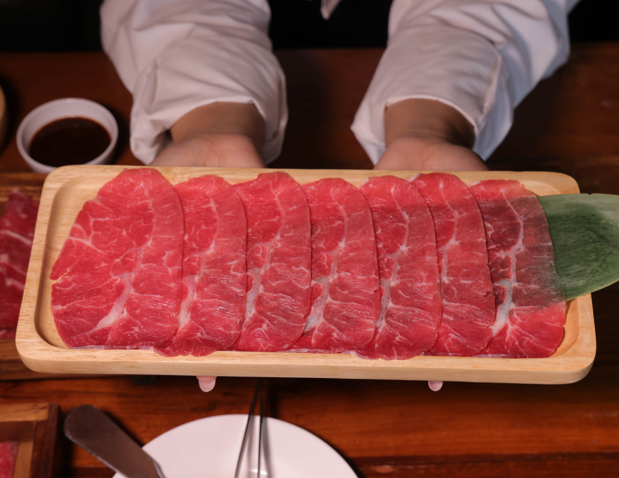 Omakase sushi on board catamaran in Baja California Sur